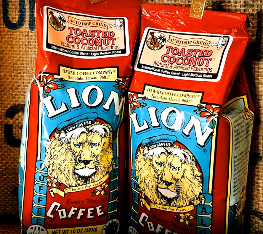 Lion Coffee Packaging